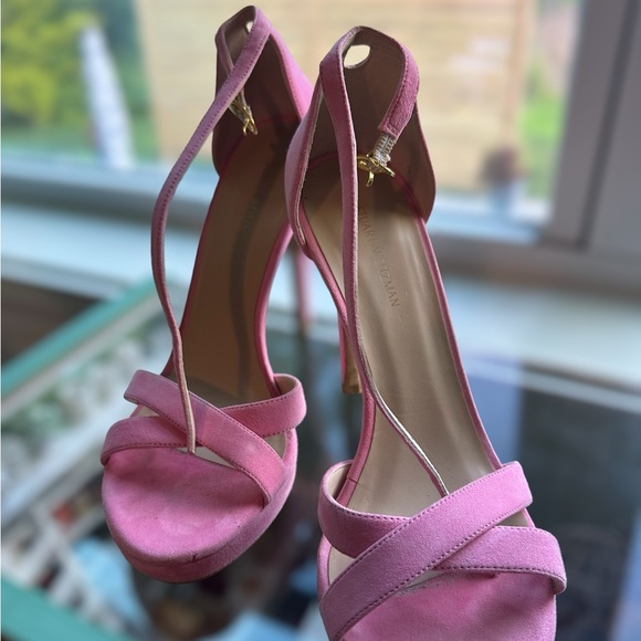 Stuart Weitzman Barbie Pink Sandals - Picture 2 of 5